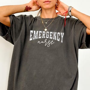 Comfort Colors Emergency Department Shirt,ER Nurse Shirt,Emergency Nurse Gift,ER Nurse Tee,Emergency Room Nurse Shirt,RNShirt,Nurse Gift