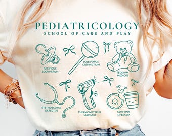 Pediatric Nurse Comfort Colors® Shirt, PEDS Nurse Tshirt, Gift for PEDS Nurse, Picu Nurse Tee, Pediatric Nurse Team Shirt, Pediatric Office