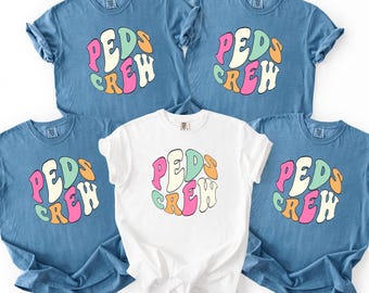 Pediatric Nurse Comfort Colors® Shirt, PEDS Nurse Tshirt, Gift for PEDS Nurse, Picu Nurse Shirt, Pediatric Nurse Team Shirt, Peds Nurse Team