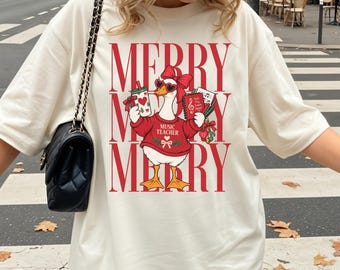 Christmas Music Teacher Shirt, Holiday Music Teacher T-Shirt, Music Teacher Christmas Gift, Festive Teacher Tee, Choir Band Teacher Gift