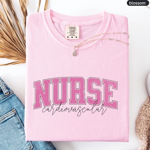 Cardiovascular Nursing,Cardiology RN NP,Cardiac Nurse Shirt,Cardiology Nurse,Gift for Cardiac Nurses,Vascular Heart,CVICU Graduation Gift