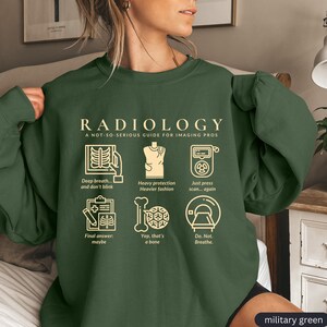Radiology Crewneck Sweatshirt,Gift for Rad Tech Students,Radiology Gifts,Radiology Technician,Rad Tech,Xray Tech Sweatshirt,Xray Sweatshirt