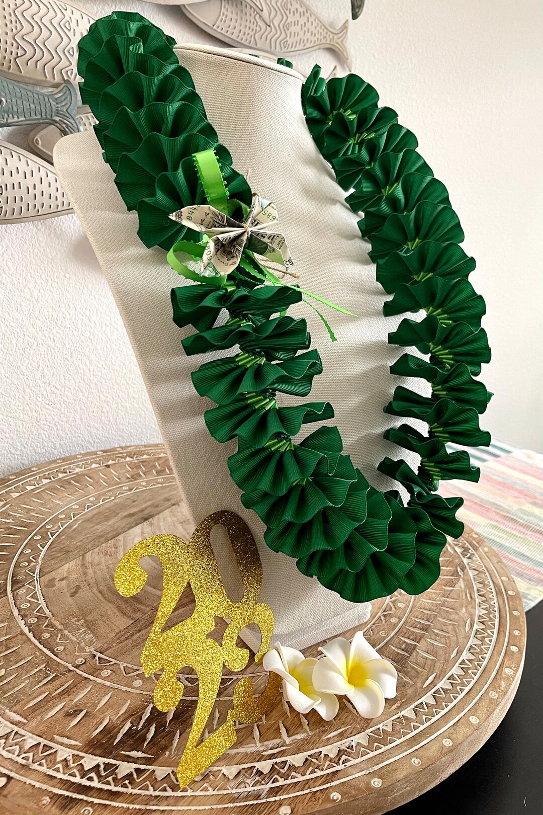 Money Ribbon Lei please Read Description Etsy