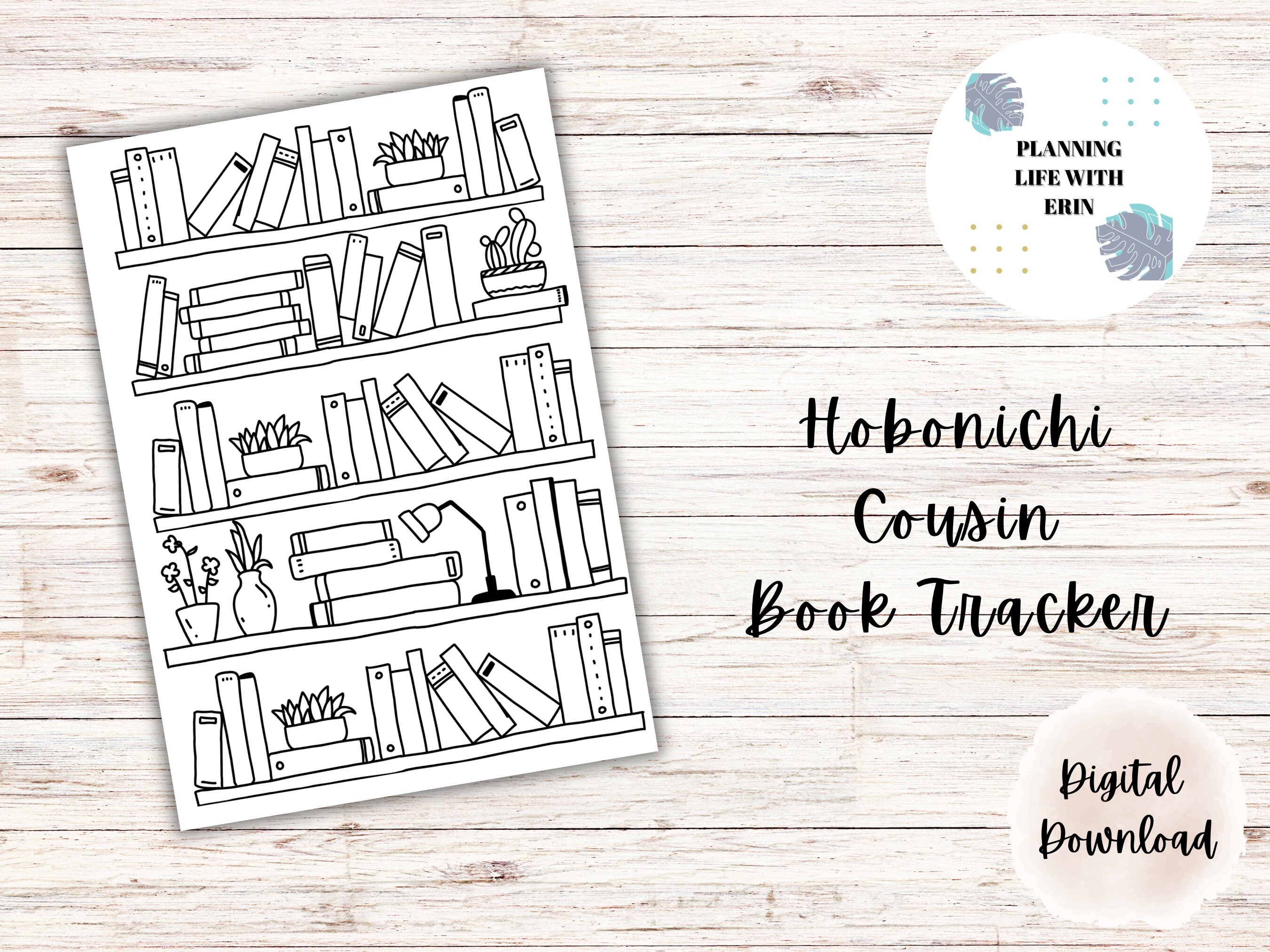 Hobonichi Cousin | Book Tracker | A5 | Digital Download - Etsy