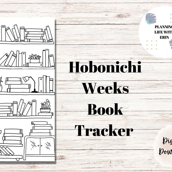 Hobonichi Weeks Book Tracker | Digital