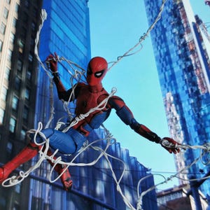 Accessoire à effet toile chaotique Spider-Man à l&#39;échelle 1:12