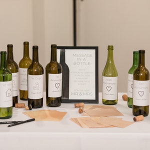 GUEST BOOK wine bottle guest book wedding guest book template downloadable printable guest book cheap winery wedding signage signs