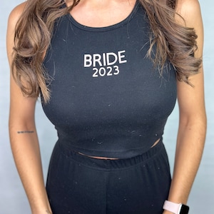 Bride sweat set | Personalized Bride sweat outfit | Bachelorette Party Outfit | Wedding party matching sweats | Custom Bride gifts