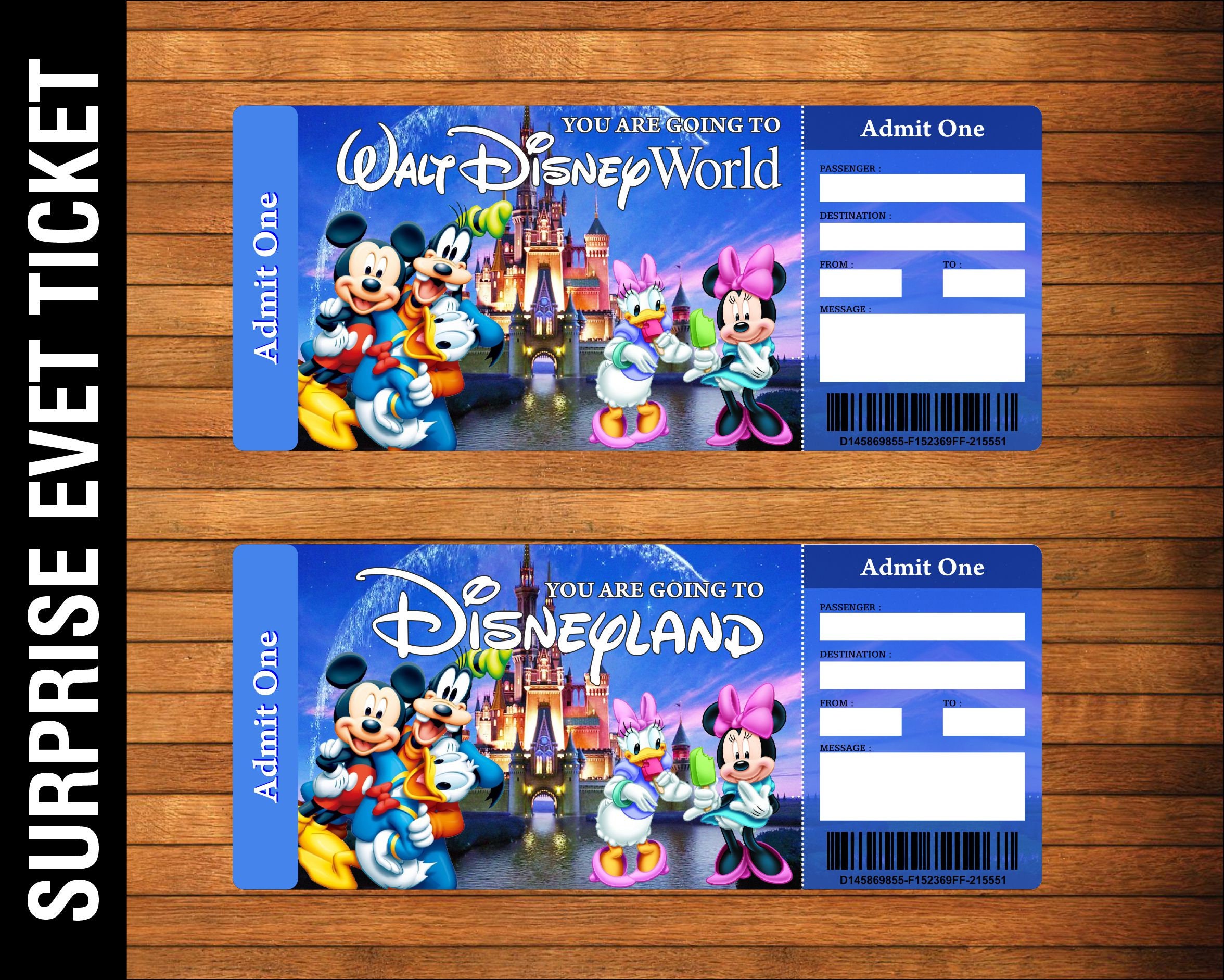 can you print disney tickets at home