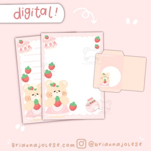 Strawberry Luv Letter Set