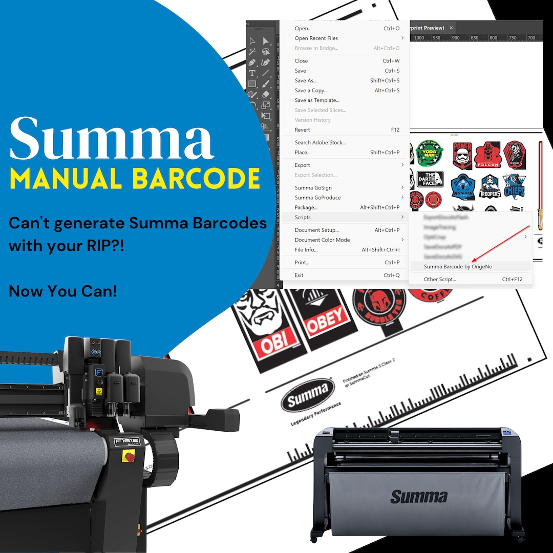 Summa Barcode Plugins Illustrator Plugin DIY Summa Barcode Etsy