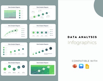 DATA ANALYSIS Diagram Infographics - Google Slides | Keynote | PPT
