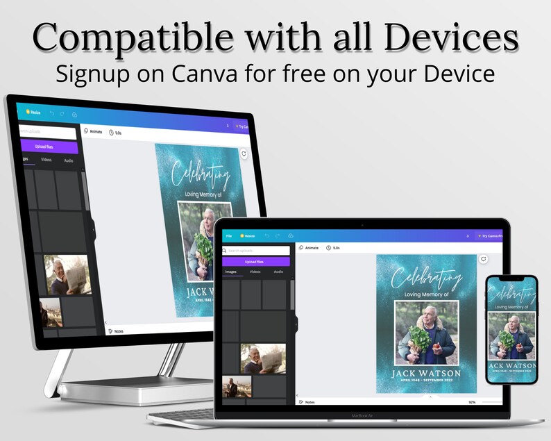 Dark Blue Funeral Program Template 4 Page Funeral Program Funeral Template Obituary Template