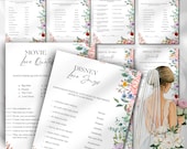 Wildflower Bridal Shower Games, 40 Editable Bridal Games, Bridal Shower Games Floral, Canva Editable Bridal Shower Games, Printable Games