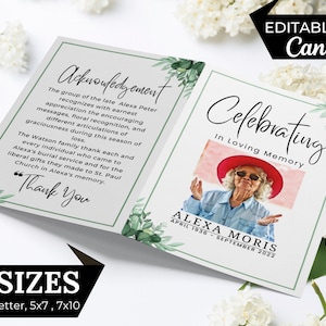 Funeral Programs Template Obituary Template for Funeral Memorial Program Blue Funeral Program Announcement Editable Printable Funeral