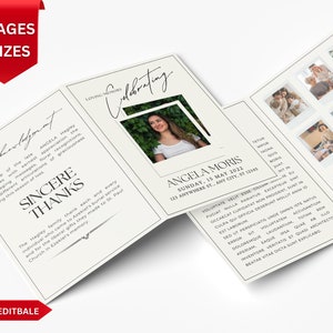 Funeral Programs Template Obituary Template for Funeral Memorial Program Blue Funeral Program Announcement Editable Printable Funeral