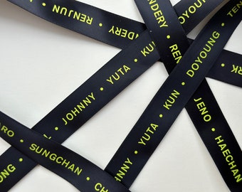 NCT Ribbon | NCTizen | Kpop Merch | Meumwonbong Bow | Taeyong, Taeil, Yuta, Doyoung, Jaehyun, Jungwoo, Hendery, Ten, Jeno,  Lucas, Mark,