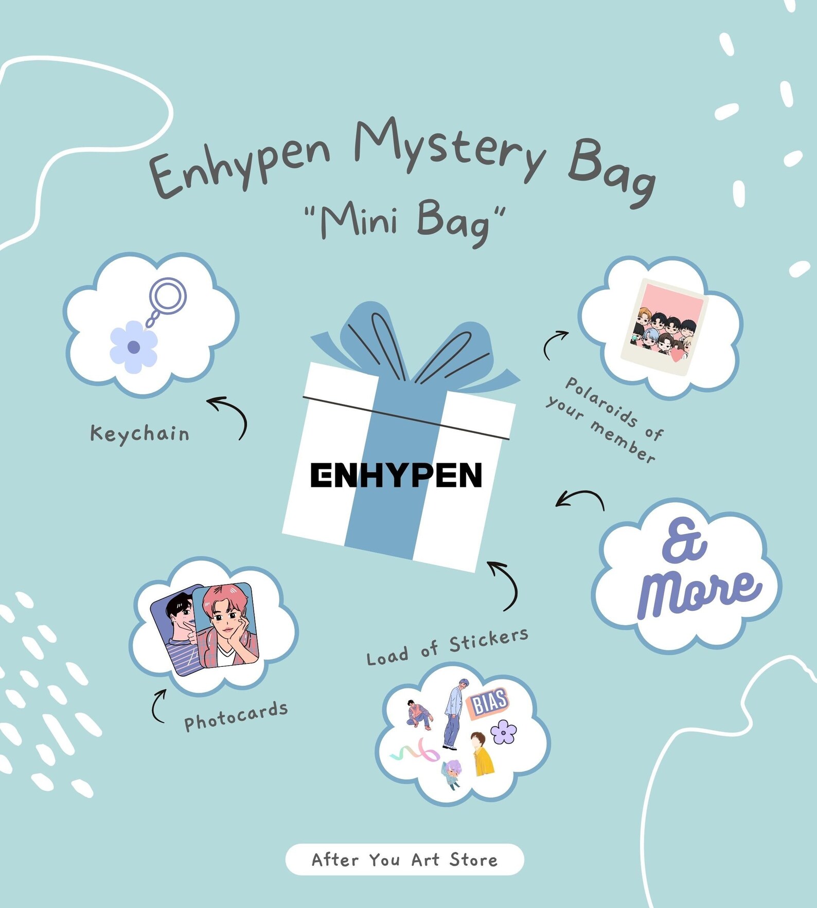 Enhypen Mystery Bias Bag Custom Merch Gift Bag Goodie Bag Etsy