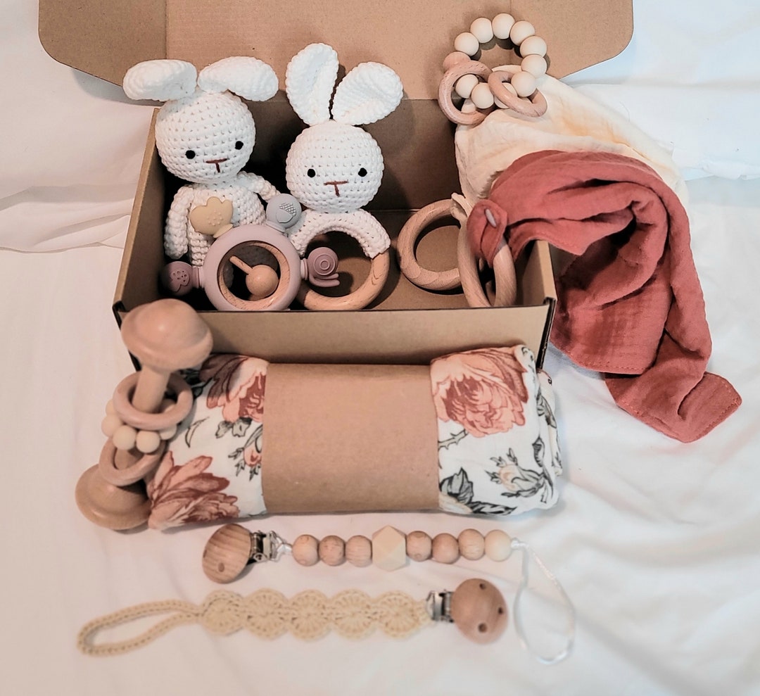 Customizable Baby Shower Gift Kit Box, Newborn Gift Kit Box, Gender