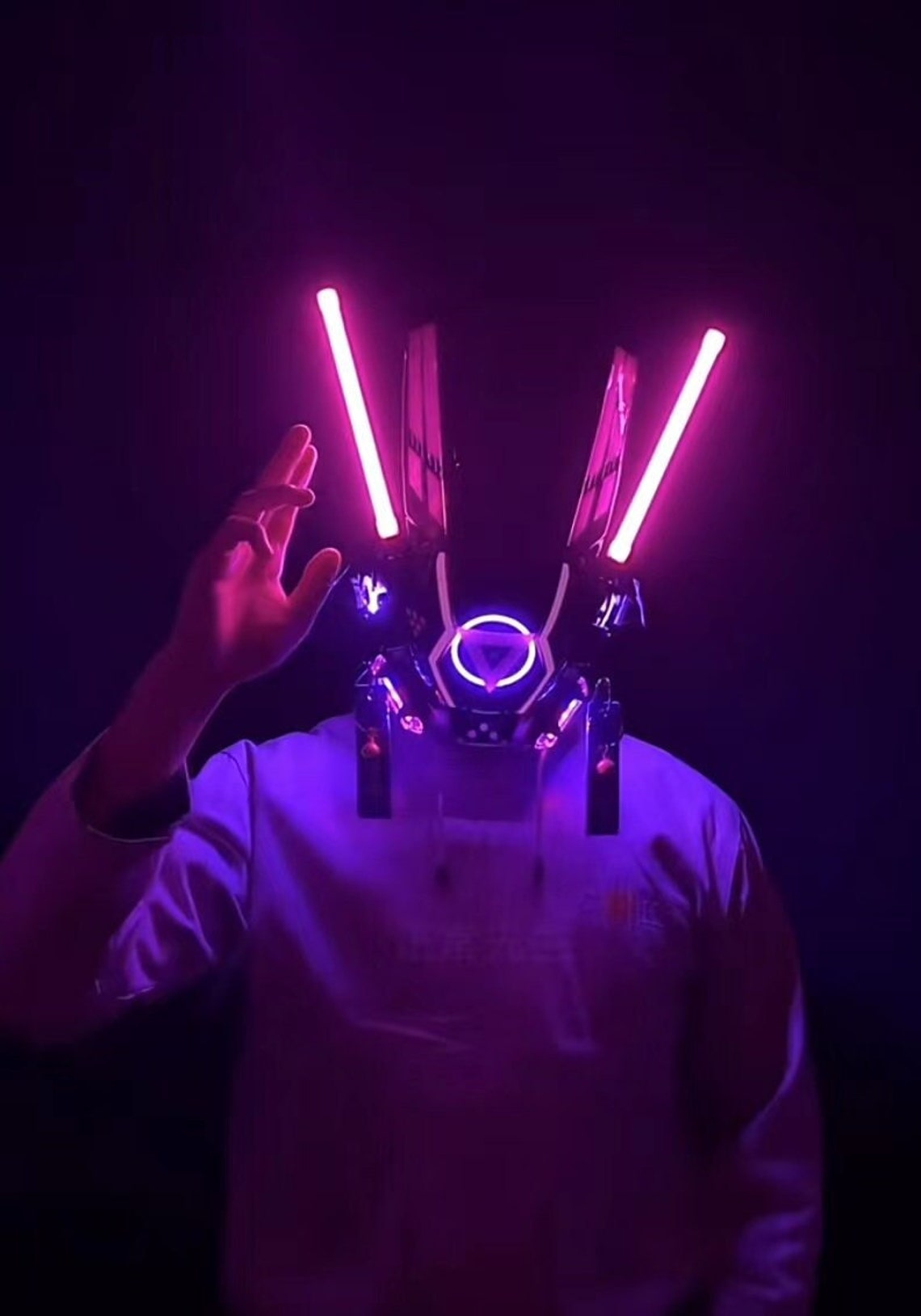 Cyberpunk Maskcyberpunk Helmetsamurai Maskcyberpunk Etsy Canada