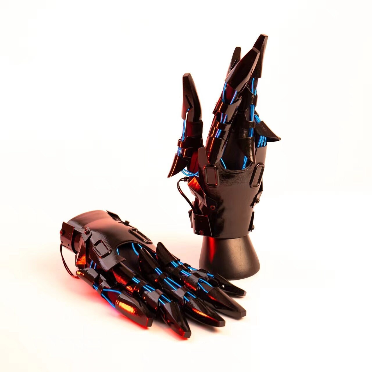 Cyberpunk Gloves Handmade-cyberpunk Cosplay-mechanical - Etsy Canada
