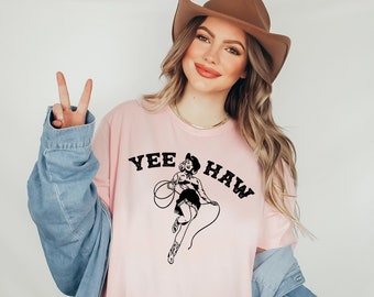 Yeehaw Shirts Yeehaw T Shirt Yee Haw Cowgirl Shirt Zuidelijke Shirt Westerse Shirt Countrymuziek Shirt Yeehaw Crewneck Cowgirl Bachelorette
