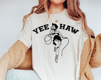 Yeehaw Shirts Yeehaw T Shirt Yee Haw Cowgirl Shirt Zuidelijke Shirt Westerse Shirt Countrymuziek Shirt Yeehaw Crewneck Cowgirl Bachelorette