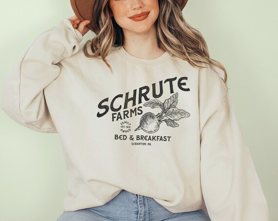 Schrute Farms Sweatshirt Dwight Shrute Gift Schrute Bed and