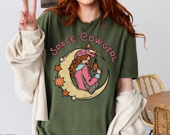 Space Cowgirl Bachelorette, Cosmic Cowgirl Shirt, Space Cowgirl Outfit, Western Grafik Shirt,