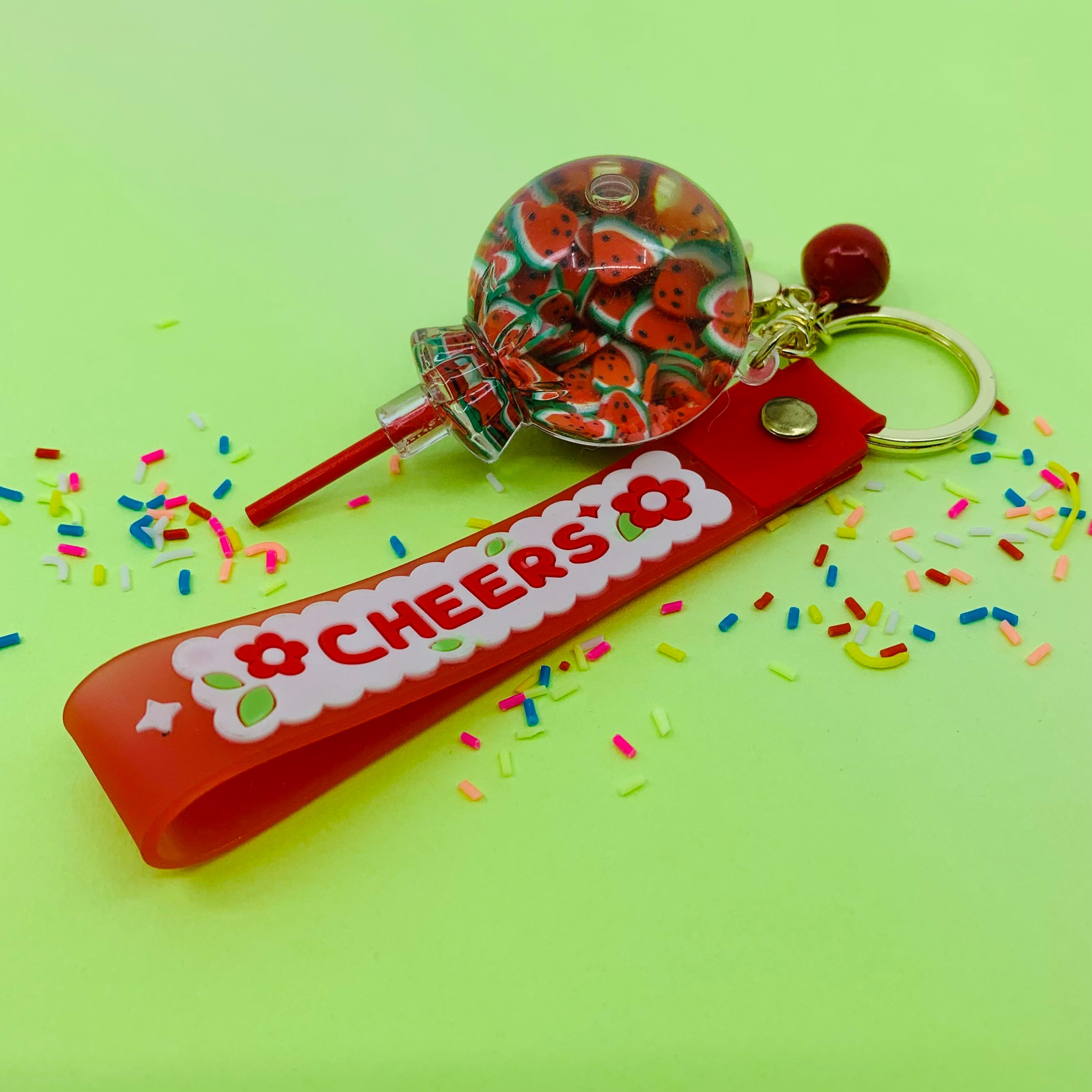 Candy Lollipop, Fruit Lollipop Keychain, Candy Accessory, Key Ring ...