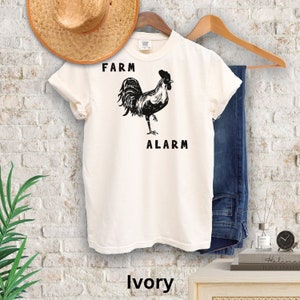 Farm Shirt, Rooster Shirt, Funny Rooster T-Shirt, Farmhouse T-Shirt, Gift for Rooster Lover, Chicken Shirt, Chicken Lover Gift, Farm Animal