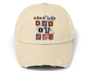 Daddiest Dad of All Distressed Cap, Funny Father's Day Baseball Hat, Gift for Dad or Granddad,