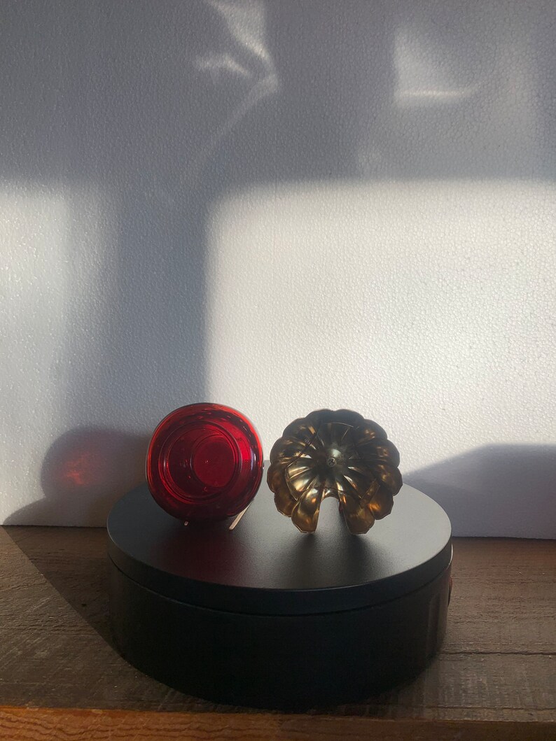 Avon Strawberry Gelee Bubble Bath Jar Pair 2 Strawberry Shaped Sugar