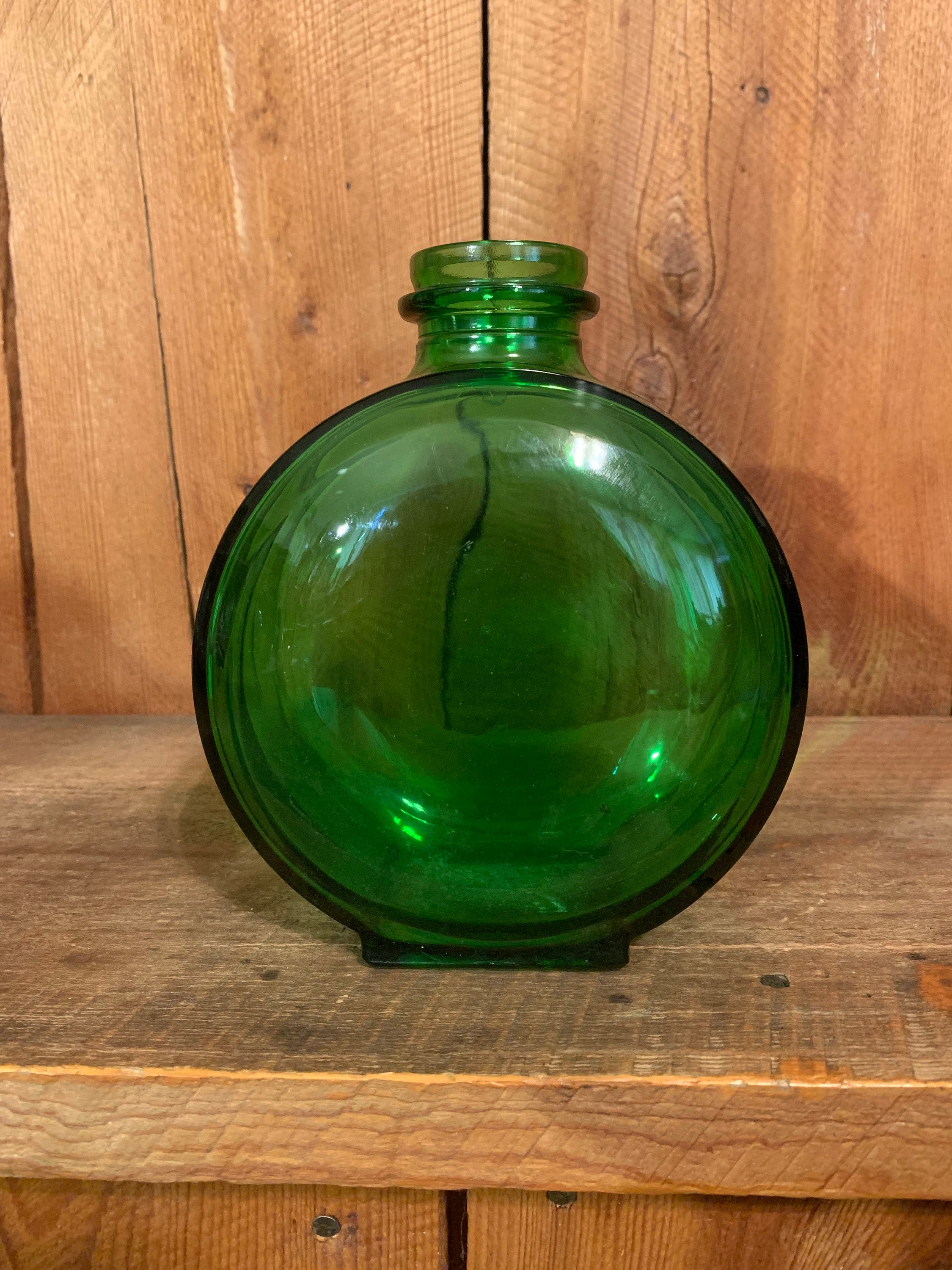 Vintage 1930s Green Sunsweet Prune Juice Bottle | Owens Illinois