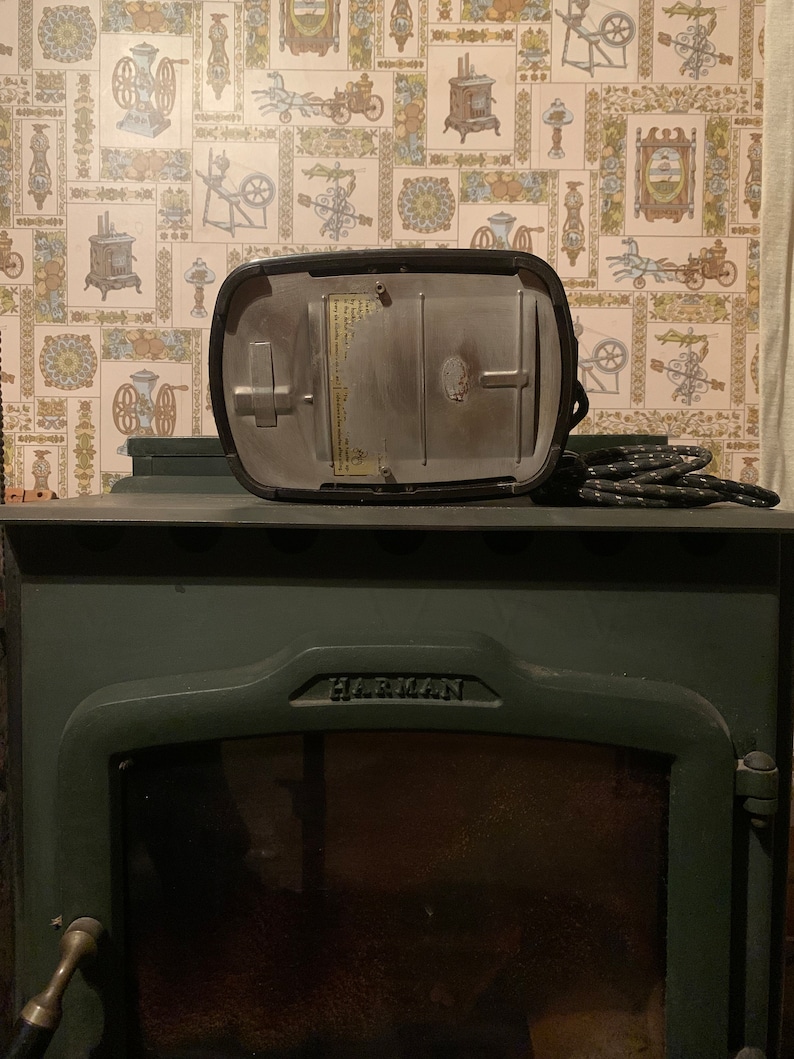 Vintage Mcgraw Toastmaster Daisy Pattern 1930s Toaster Chrome Mcgraw