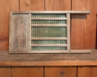 Vintage National Washboard | Number 801 | Brass King Washboard