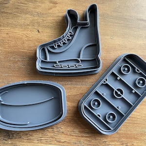 Ice Hockey Cookie Cutters- Ice Skate - Rink - Puck - Custom Cookies for Team - Gift for Hockey Players