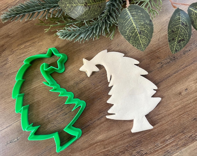 Mean Green One - Crooked Christmas Tree Cookie Cutter - Holiday Cookies - Family Tradition - Tree - Baking with kids