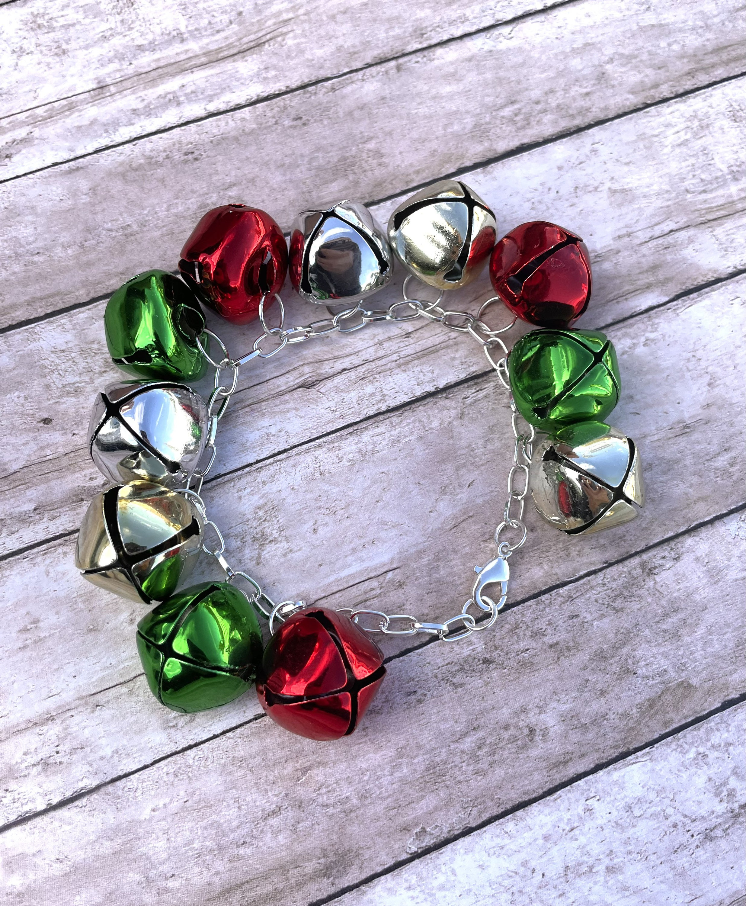 Jingle Bell Bracelet, Christmas Bracelet 