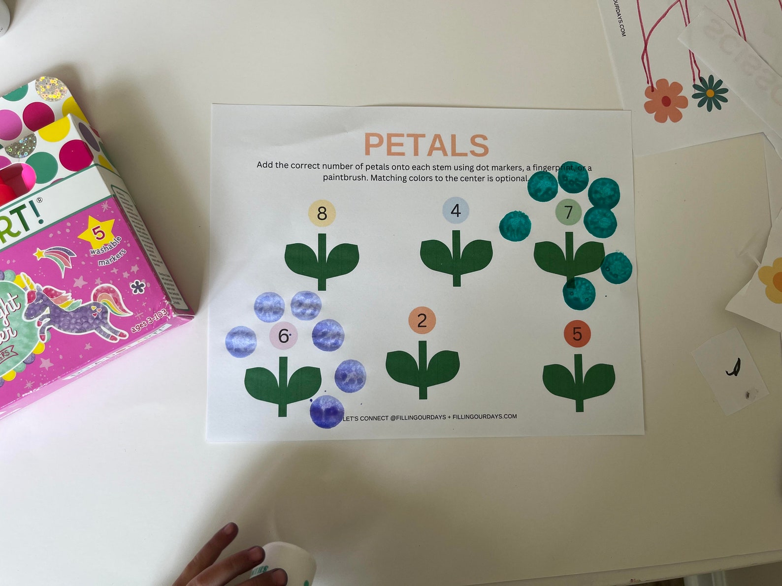 SPRING FLOWER BUNDLE Activity Pack for Children, Digital Download ...