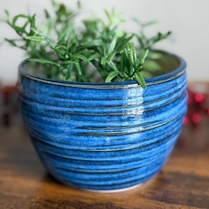 Handmade Ceramic Succulent Planter: Wheel Thrown Pottery