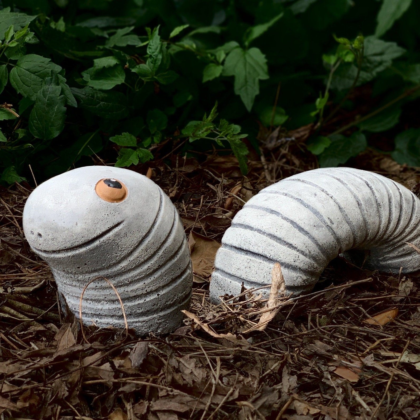 Giant Garden Wormy Garden Worm Statue Ceramic Patio Statue -  Portugal