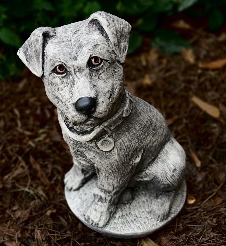 Jack Russell Dog Statue Cute Realistic Jack Russell Sculpture Etsy