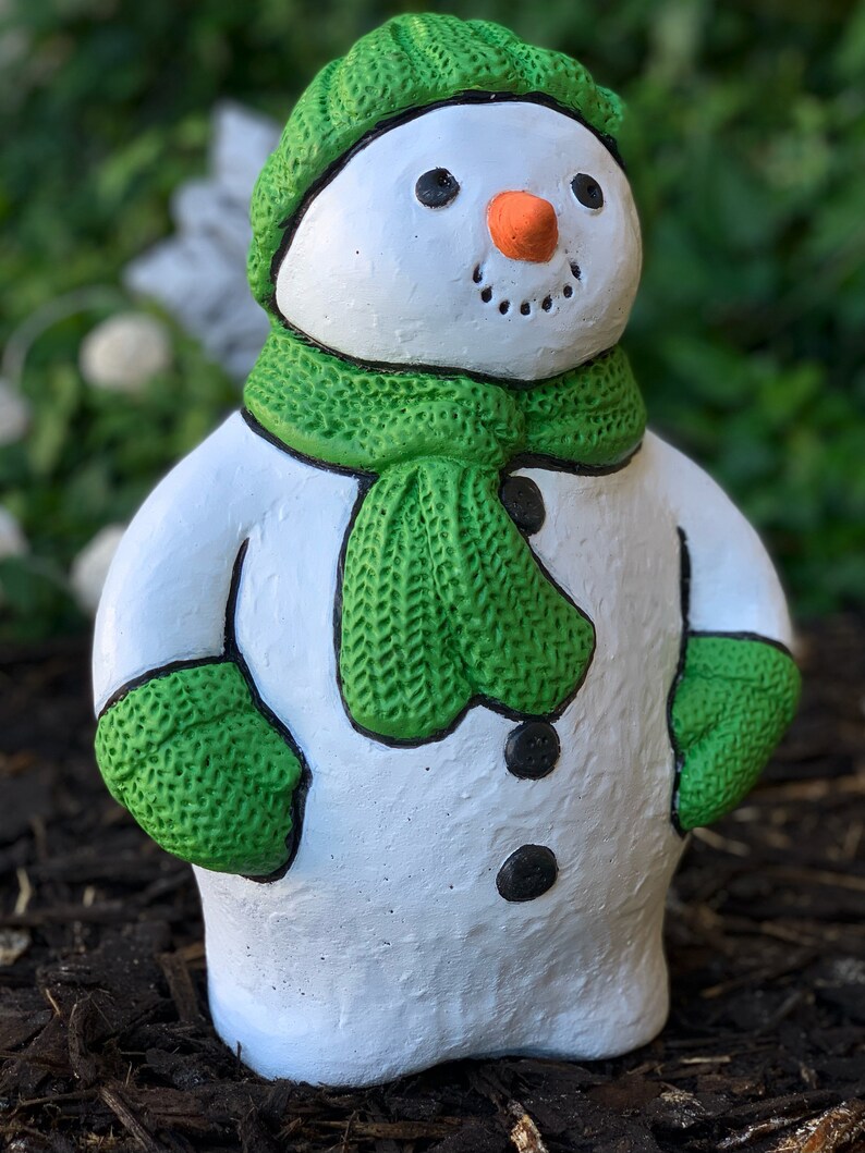 Amazing Christmas Snowman Statue Snowman Decor for Home and Etsy