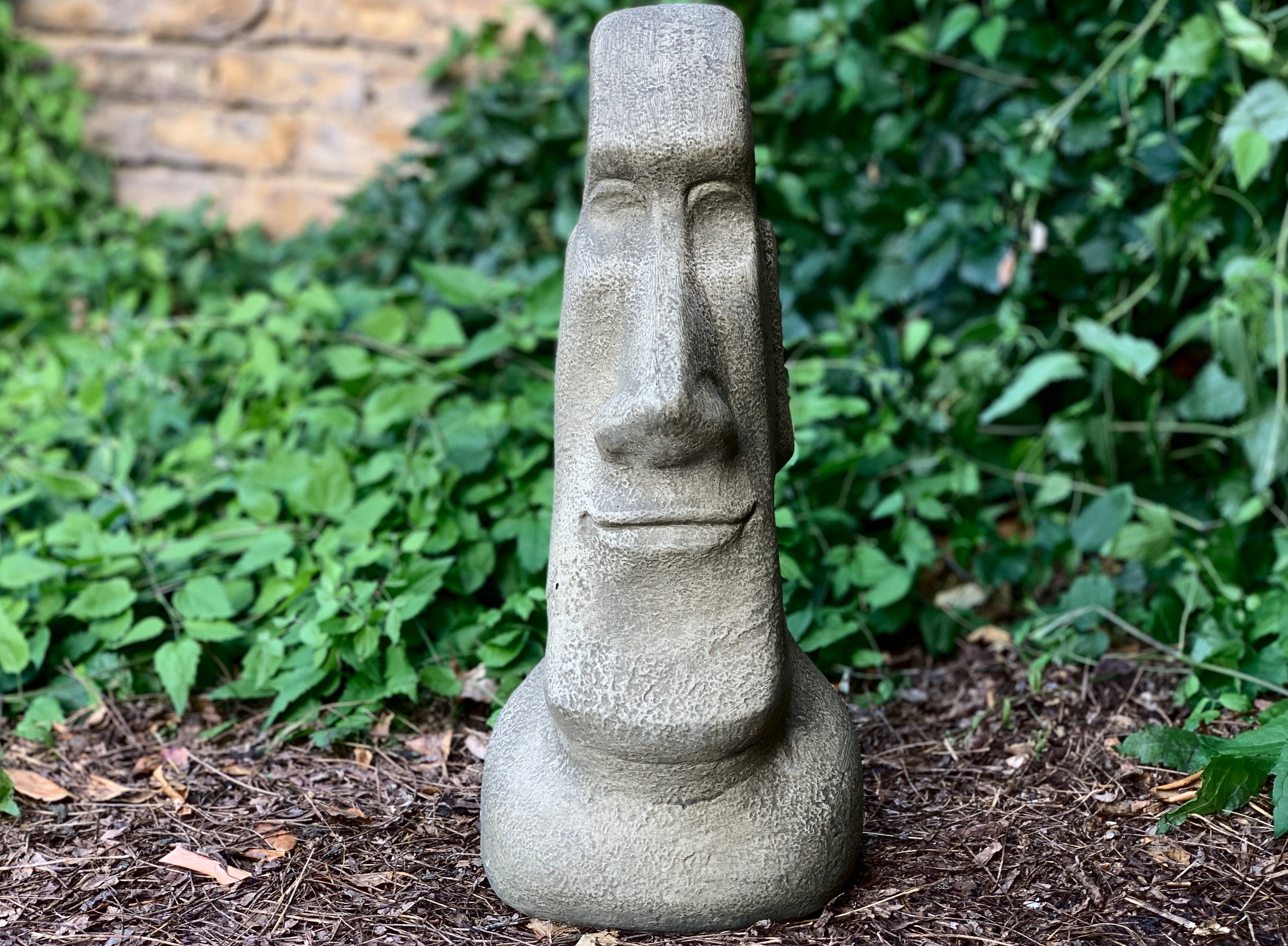 Easter Island Statue Head Heads Garden Moai Statues Stone Sculpture  Figurinesresin Monolith - AliExpress