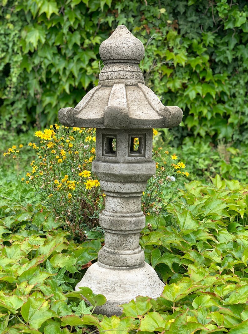 Moon Pagoda Statue Japanese Pagoda Sculpture Stone Garden Etsy