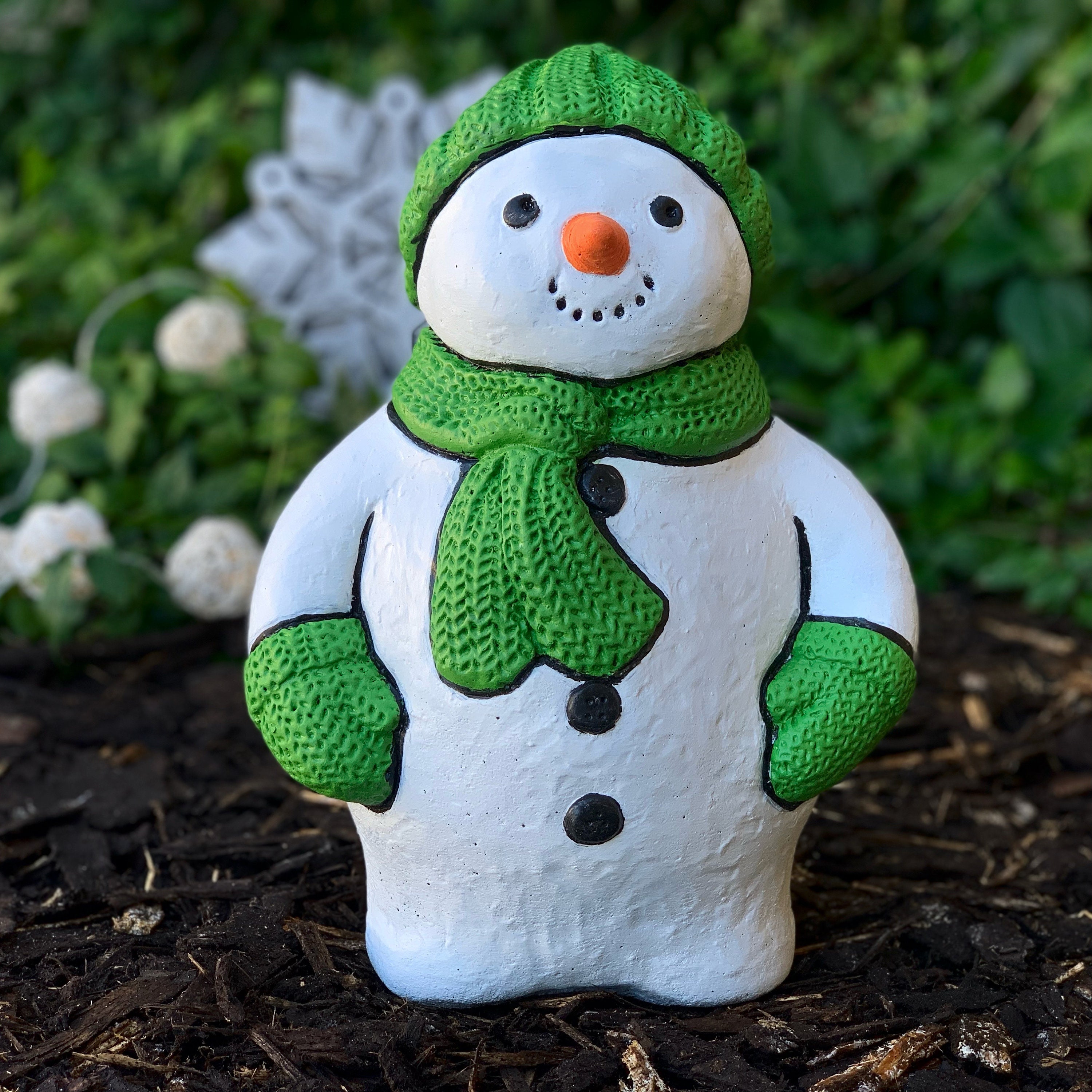 Amazing Christmas Snowman Statue Snowman Decor for Home and Etsy