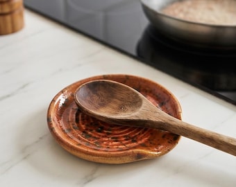 Handmade Ceramic Spoon Rest