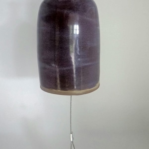 Handmade Purple Ceramic Windchime