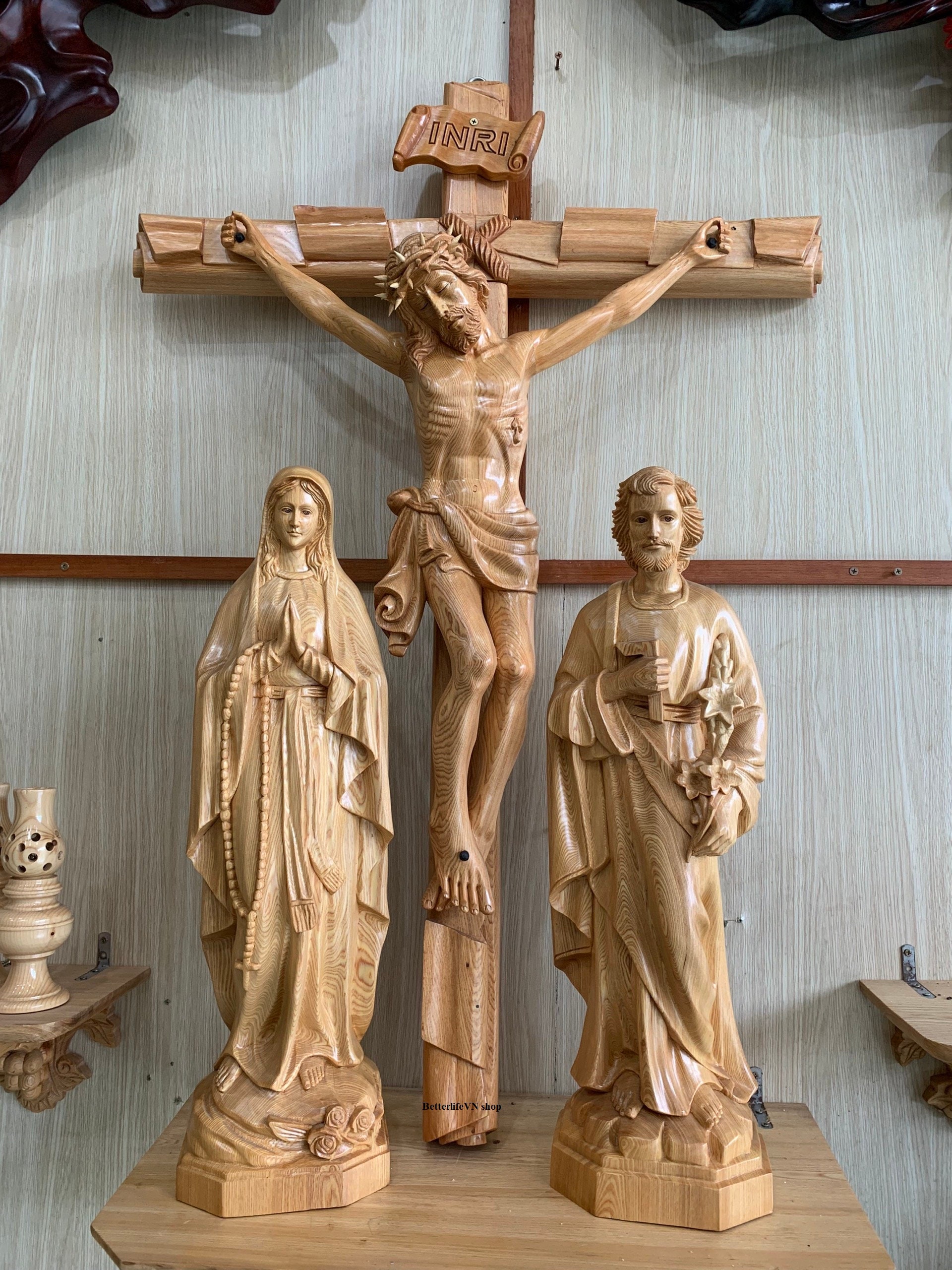 Handcrafted Saint Joshep Statue Jesus' Earthly Father Etsy UK